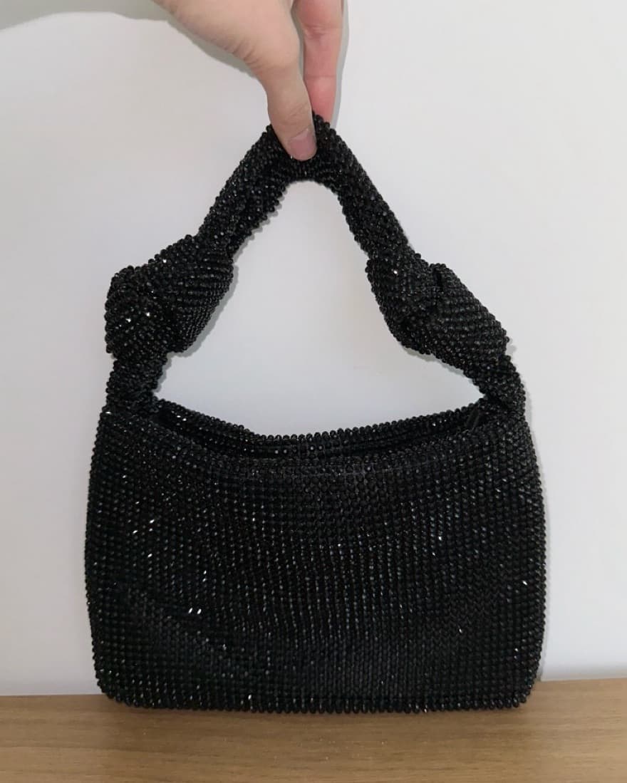 Jessica McClintock Crystal Mesh Bag - Image 4