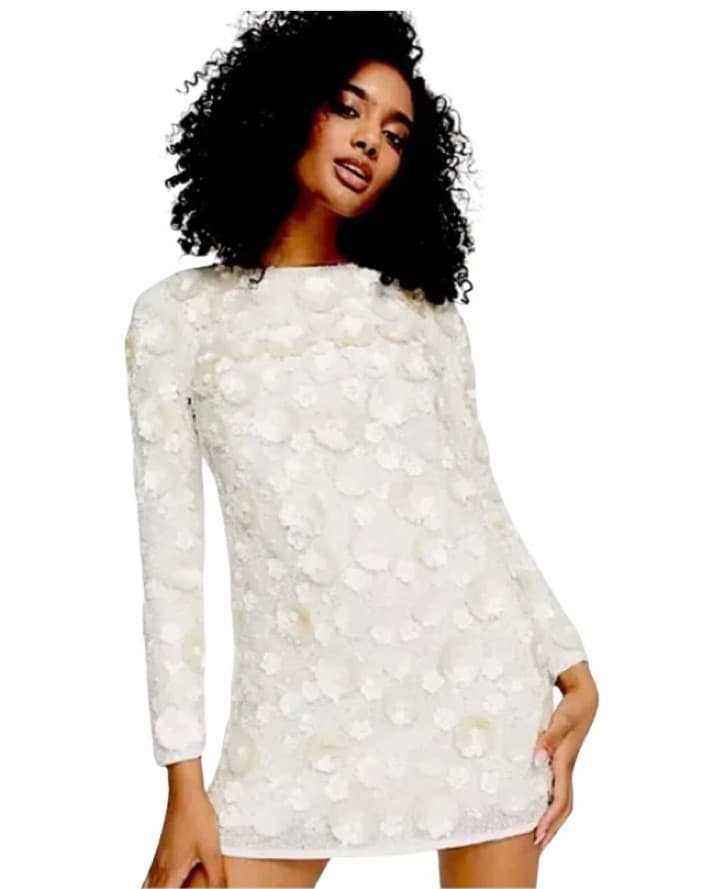Asos Design Sequin Dress - Image 1