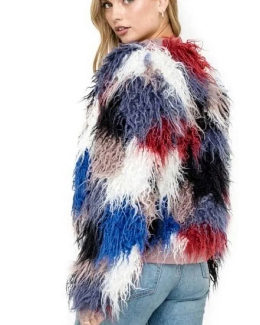 ASTR The Label Shaggy Faux Fur Jacket  - Image 3