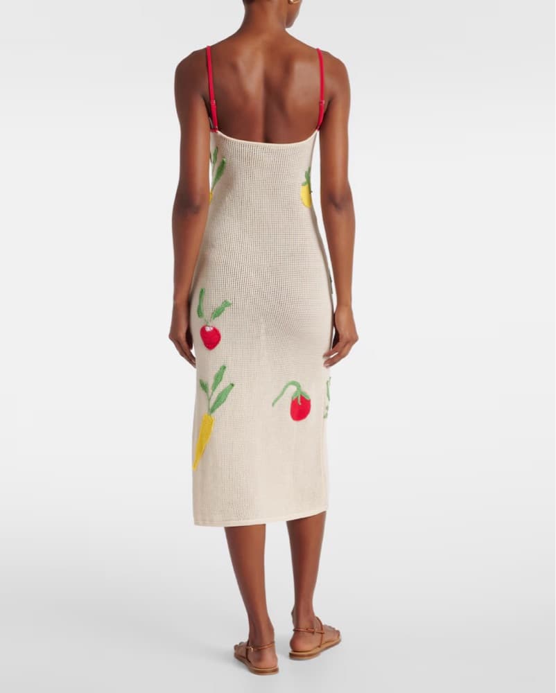 Staud Adeline Crochet Coverup Dress - Image 6