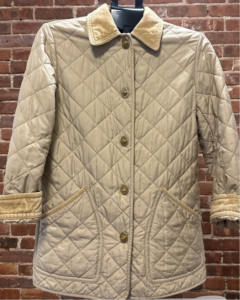 COACH Quilted Tan Jacket - Image 1
