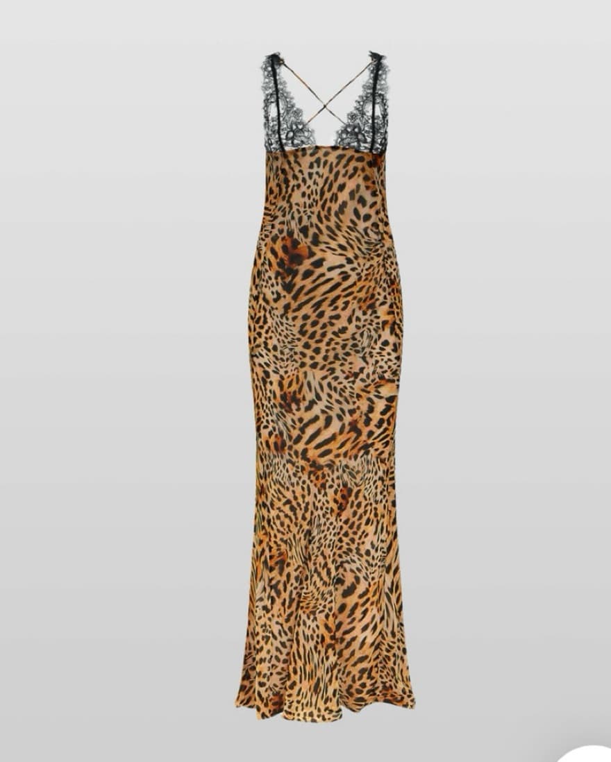 Rat & Boa Alima Leapord Slip Dress XS - Image 5