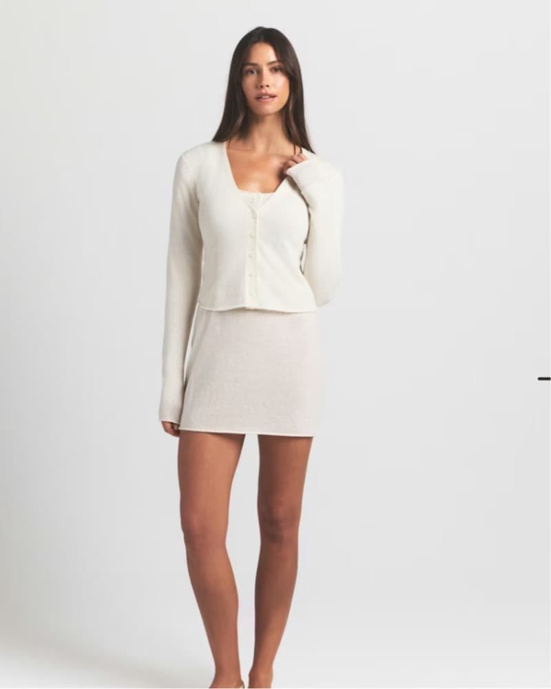 Skims Featherweight Cashmere Cardigan  - Image 2