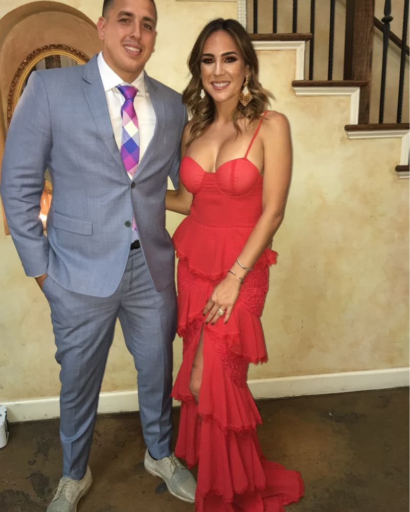 Red Ruffle Maxi Dress - Image 3