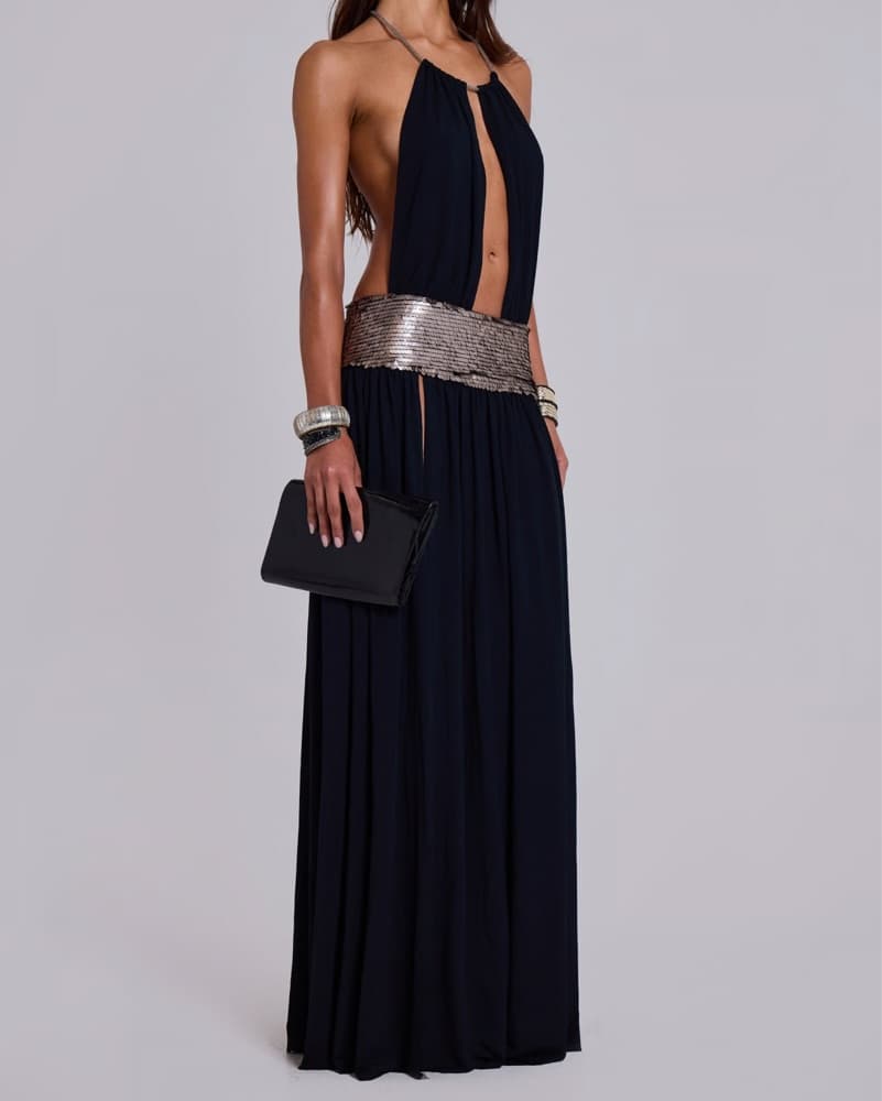 Jaded London Oryx Maxi Sequin Dress - Image 3