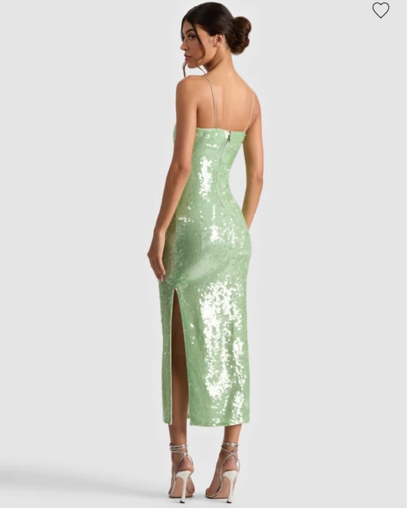 Alice and Olivia Fifi Sequin Dress - Image 2