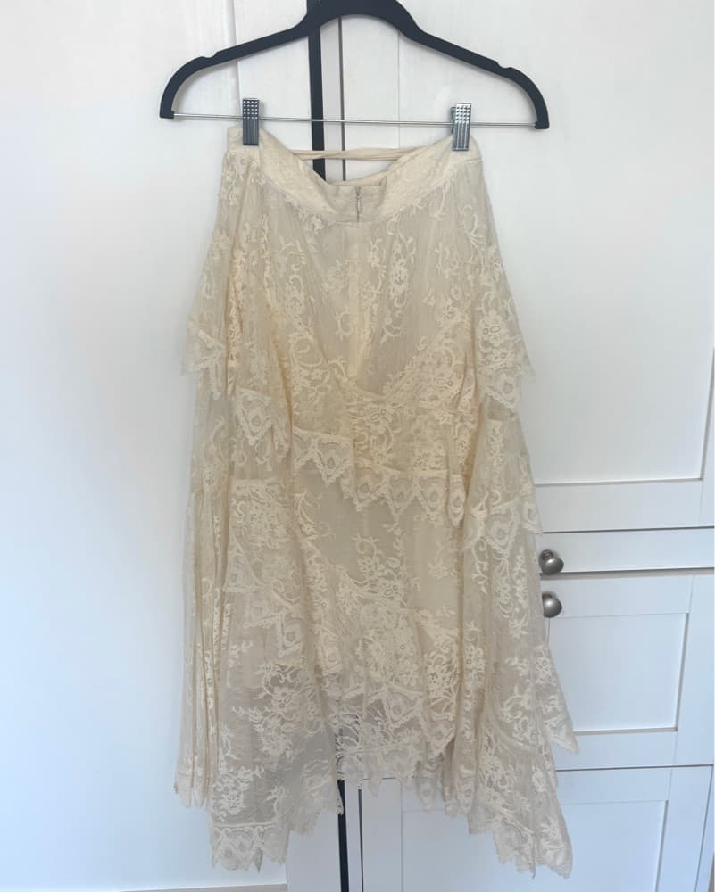 Zimmerman Lace Assymetrical Midi Skirt - Image 6