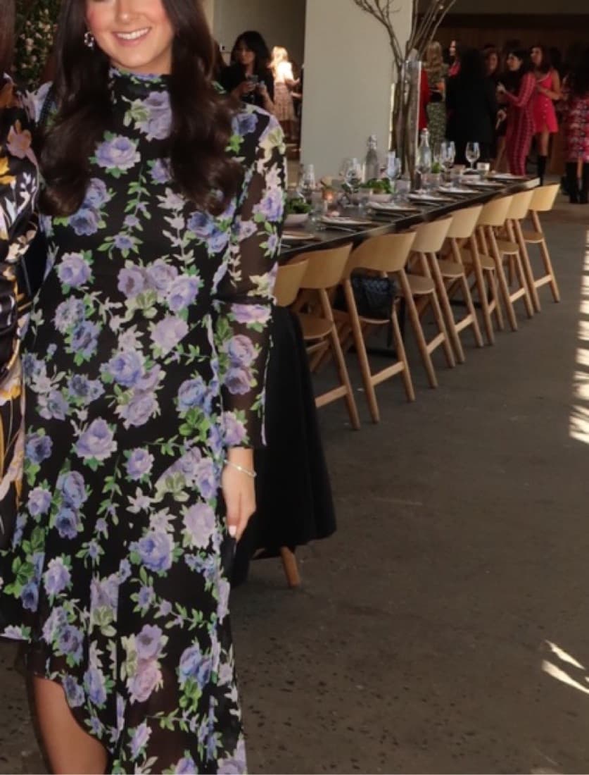 FLORAL HIGH LOW DRESS - Image 2