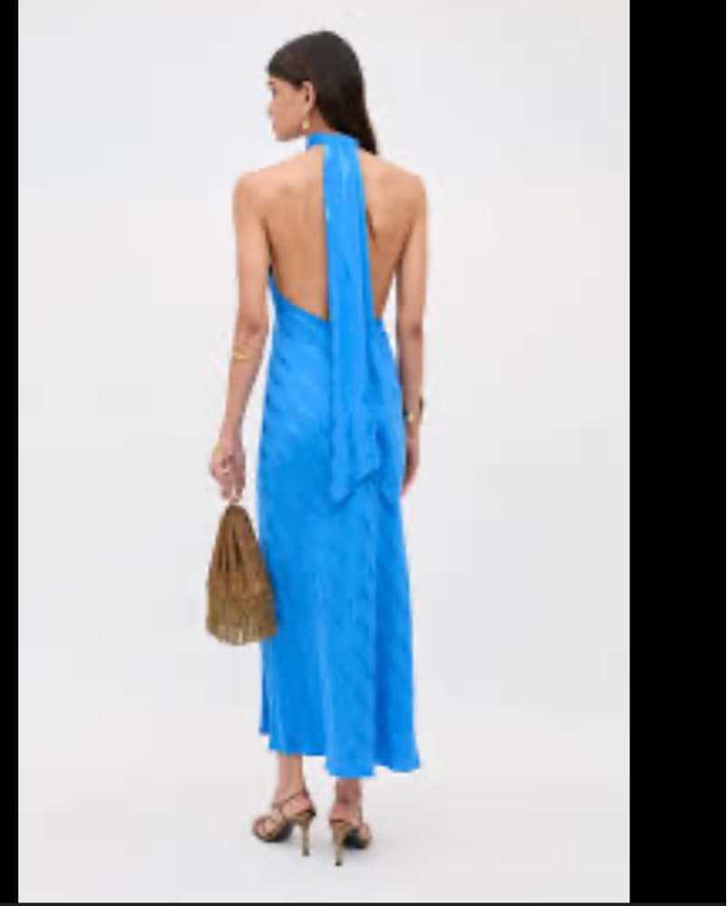 Rixo Maura Halterneck Dress - Image 2