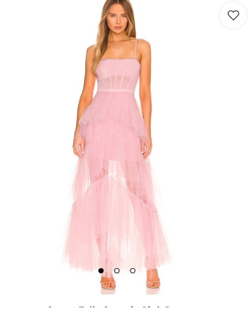 BCBGMAXAZRIA corset tulle gown - Image 1