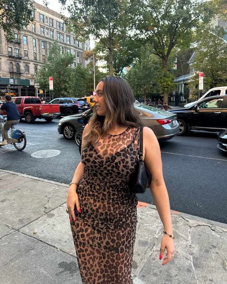 Simon Miller Cheetah Midi Dress - Image 3