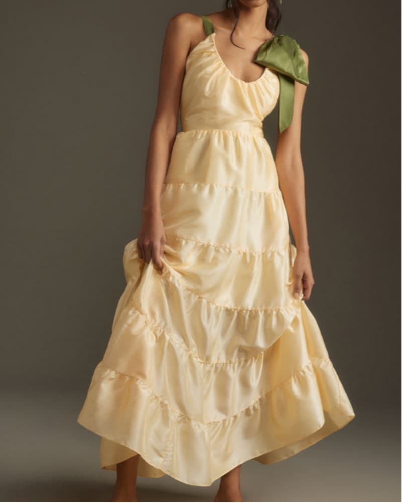 Hutch Scoop-Neck Tiered Maxi Dress - Image 3