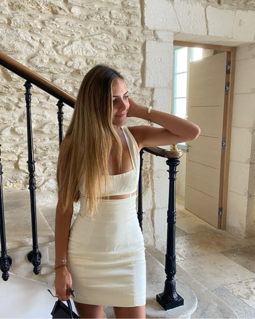 Jacquemus Mini White Dress - Image 3