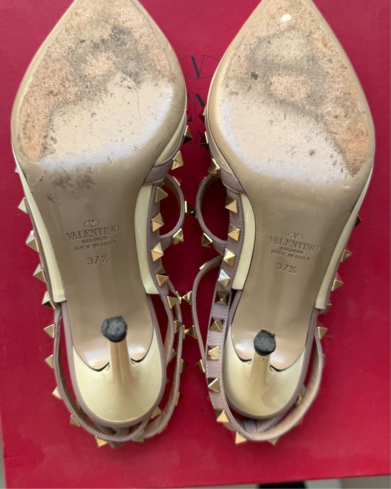 Valentino Rockstud Patent Leather Pumps - Image 5