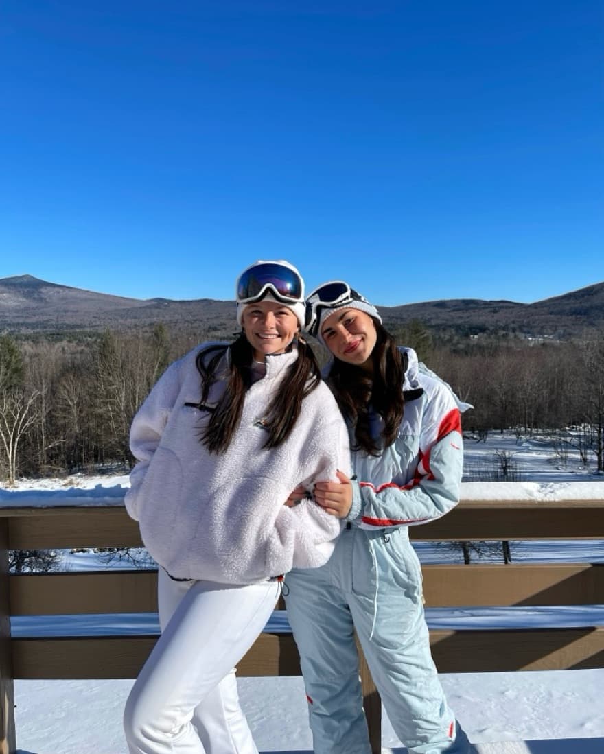 Vintage Baby Blue Ski Suit - Image 1