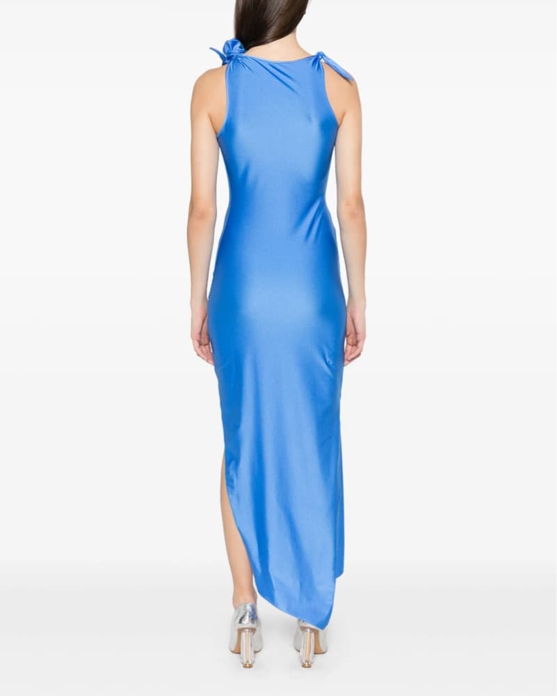 Coperni Blue Asymmetric Flower Maxi - Image 2