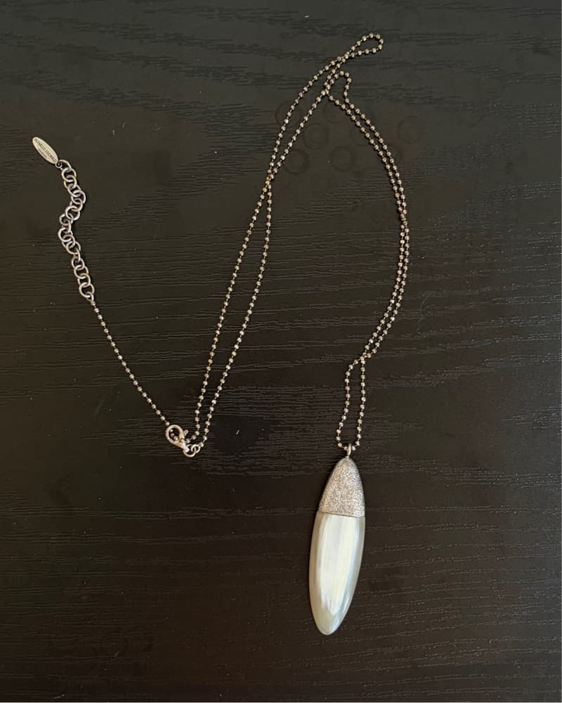 Brunello Cicinelli Silver Long Necklace  - Image 4