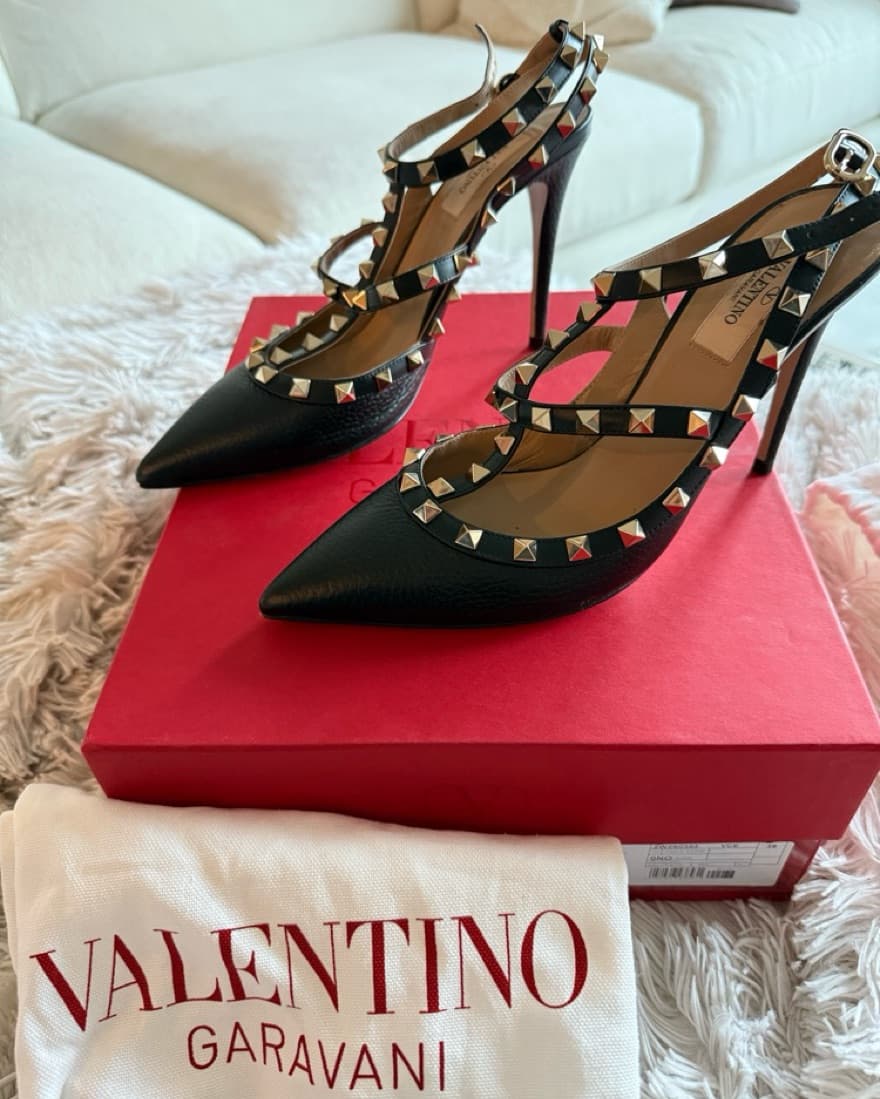 Valentino Garavani Rockstud Leather Cage - Image 4