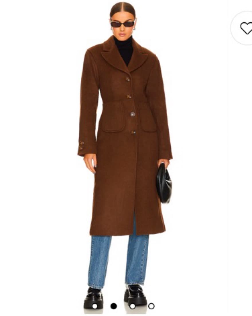 Long Brown Coat - L’Academie Revolve  - Image 1