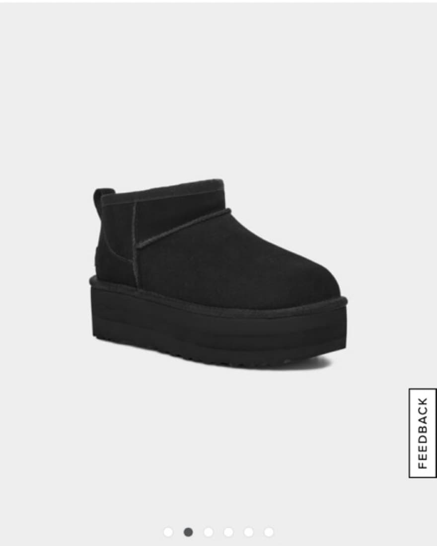 Ugg Ultra Mini Platform in Black - Image 1