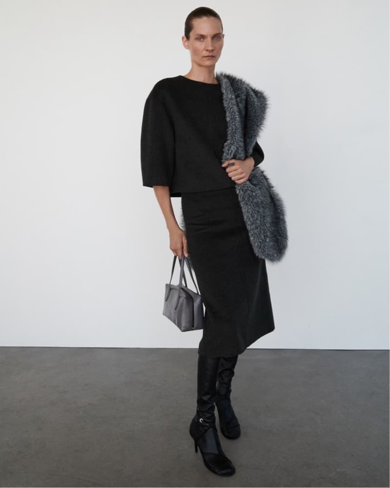 Wool Midi Skirt Set - Image 1