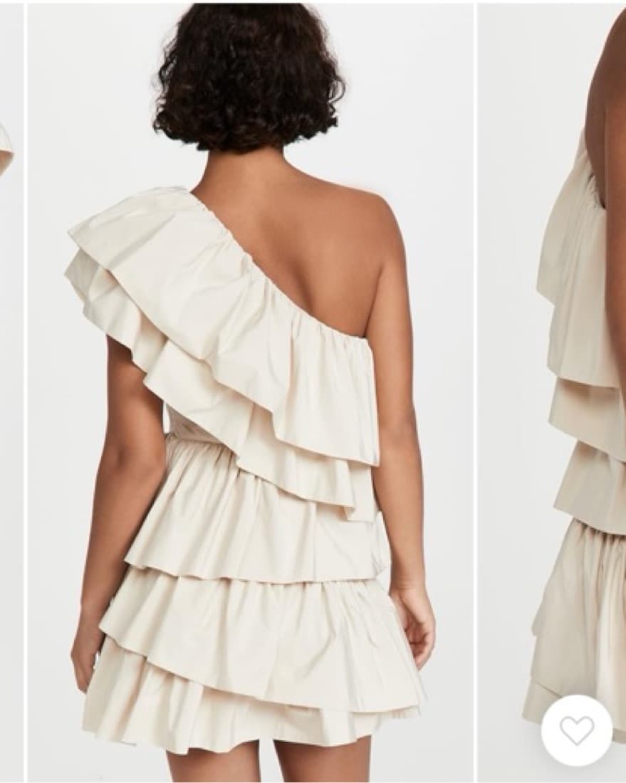 Endless Rose One Shoulder Ruffle Mini - Image 3