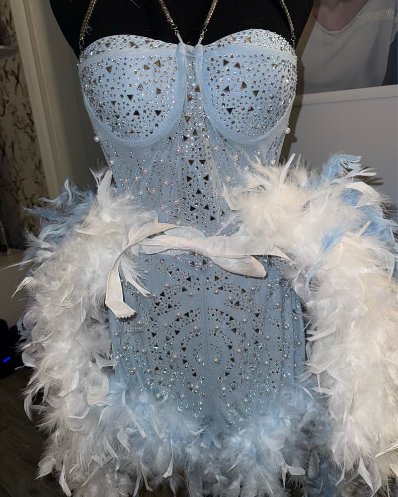Blue Showgirl Costume - Image 2