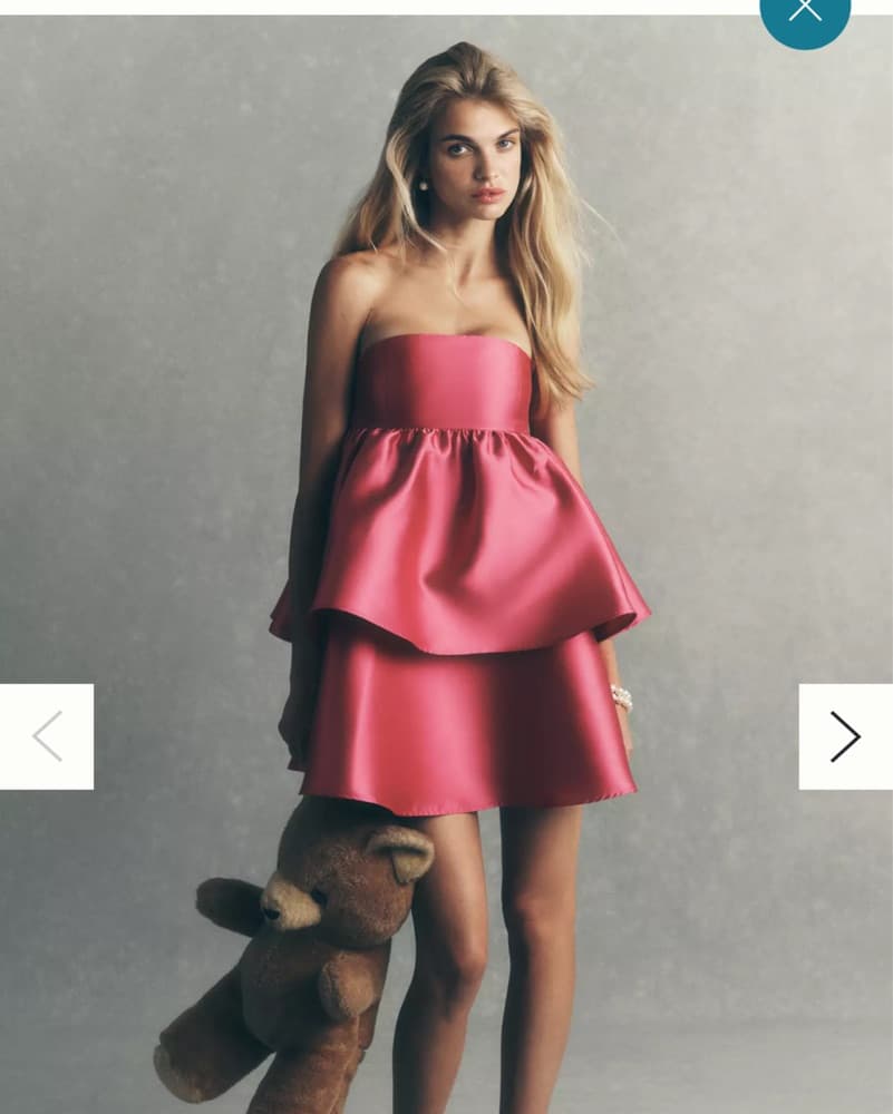 Hutch Strapless Tiered Mini Dress - Image 3