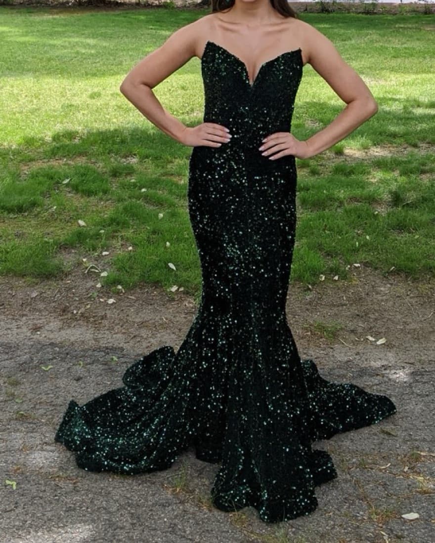 Portia and Scarlett Green Dress - Image 3
