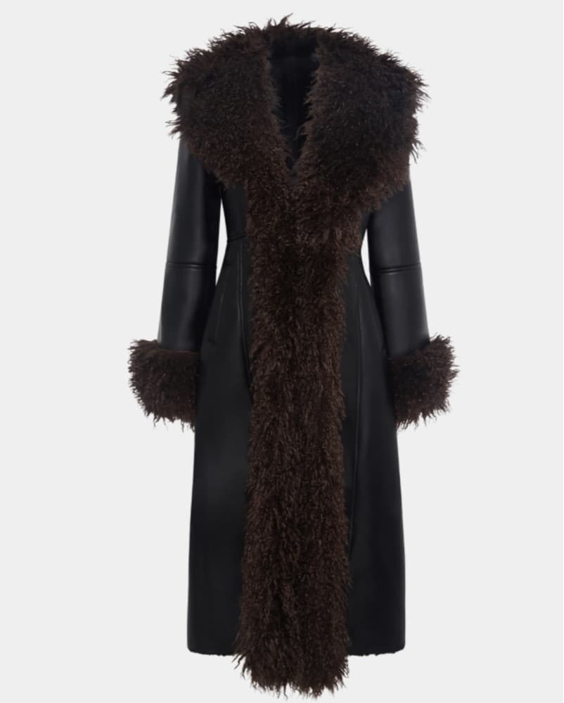 Faux Fur Coat - Image 1