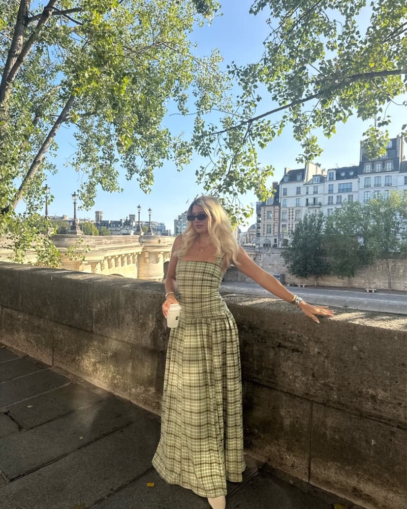 Plaid Maxi dress - Image 2