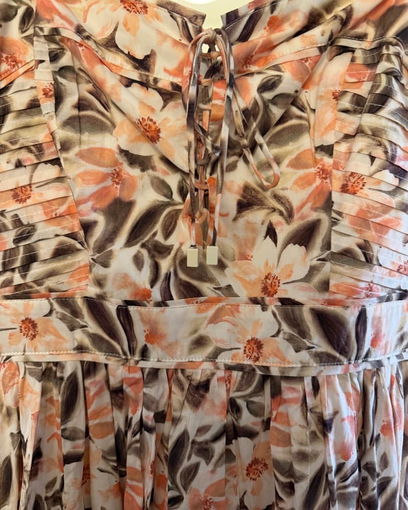Floral Tea Rose Midi Dress - Image 2