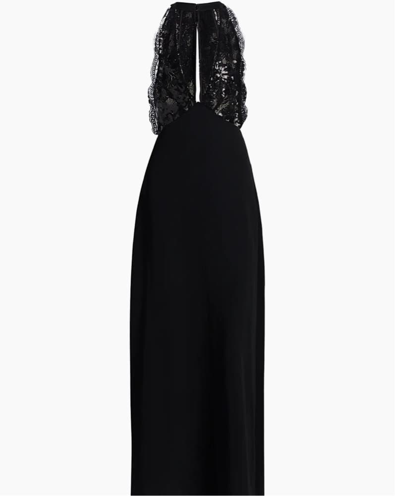 Ramy Brook Chantal Black V-Neck Gown  - Image 4
