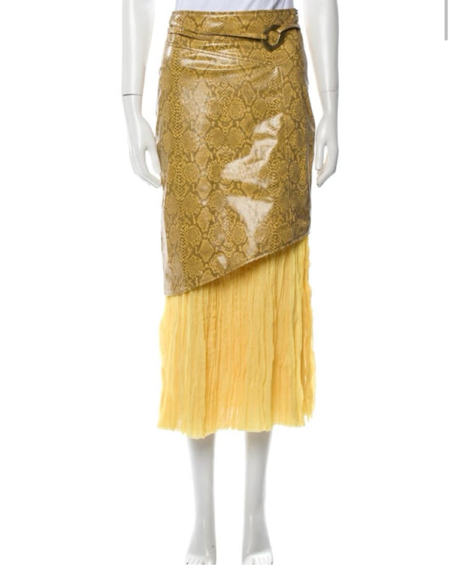 Rejina Pyo Yellow Skirt  - Image 1