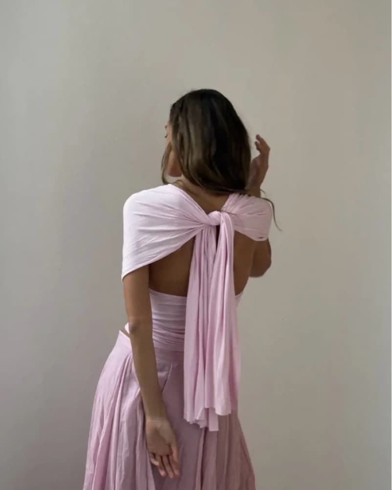 Pink Tie Top - Image 2
