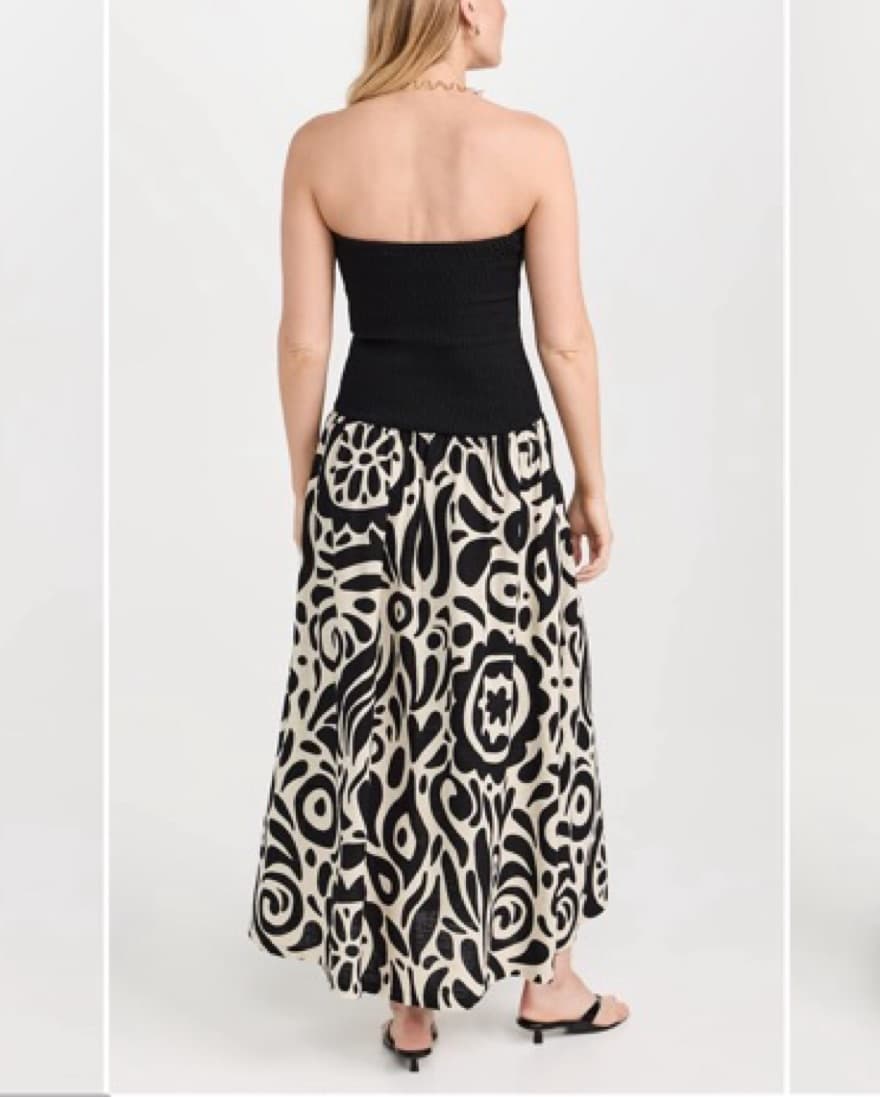 Shopbop Black And White Maxi Dress - Image 3