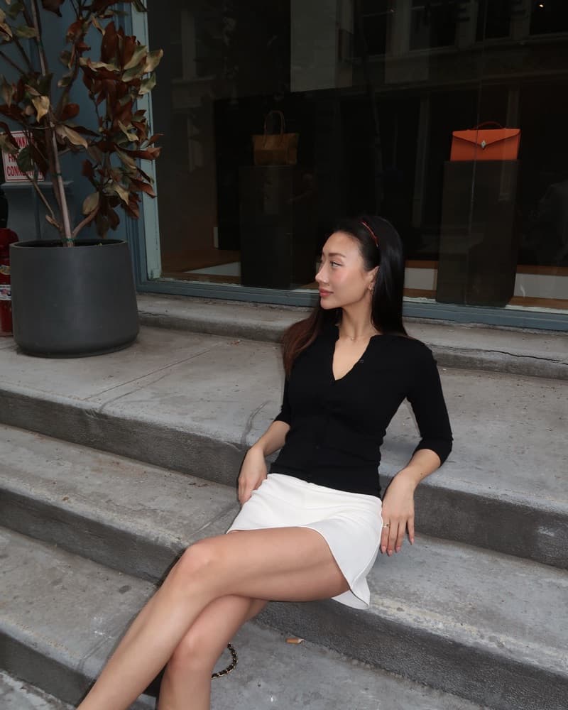 Geel White Skirt - Image 3