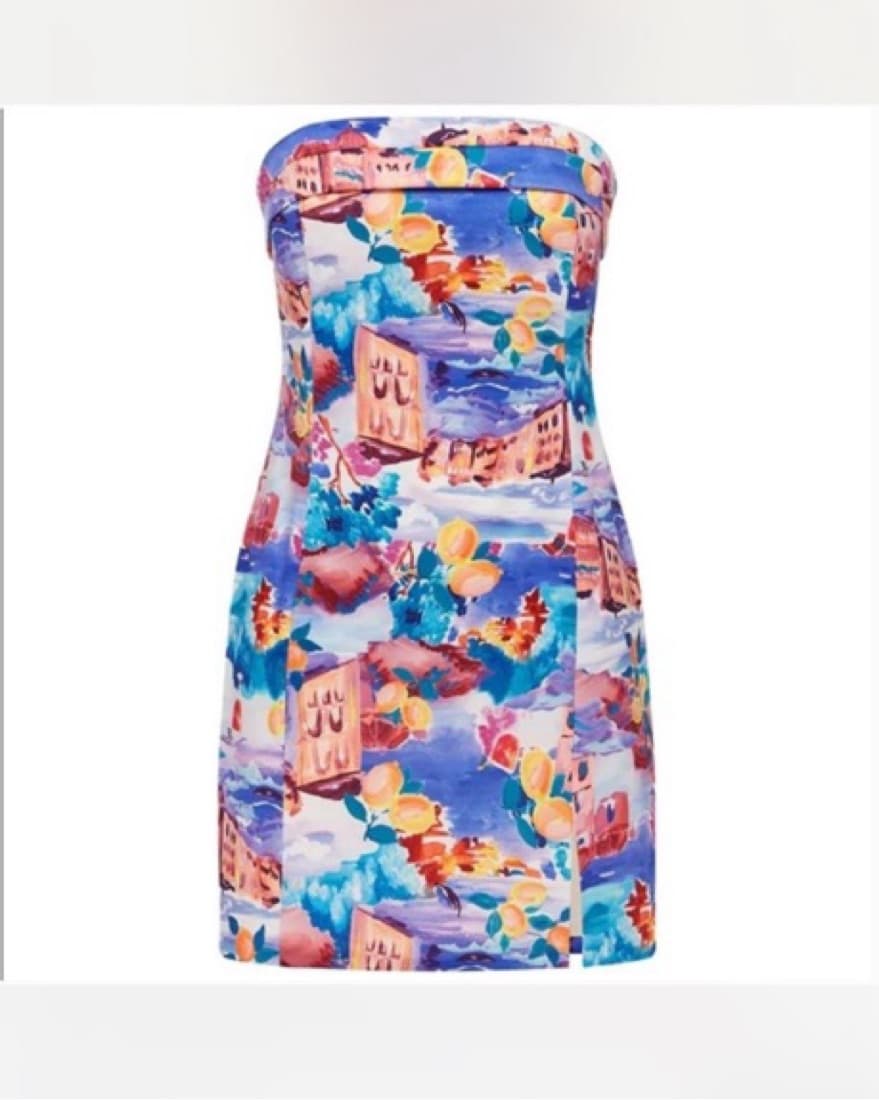 Runaway Jade Mini Dress in Salerno - Image 2