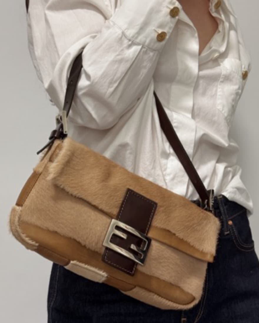 Fendi Western Fur Baguette - Image 3