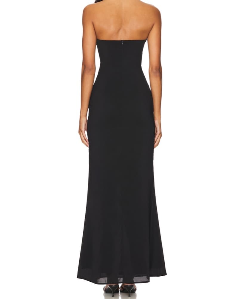 Revolve Black Maxi Dress - Image 3