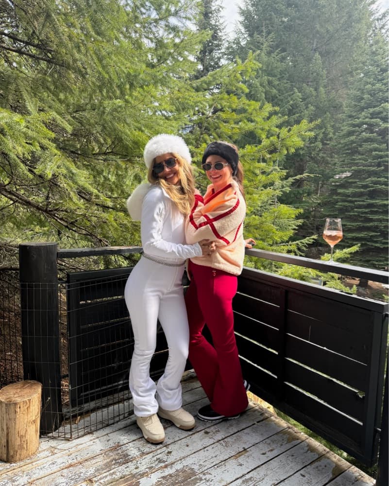 White Ski soft shell belted ski suit - Image 4