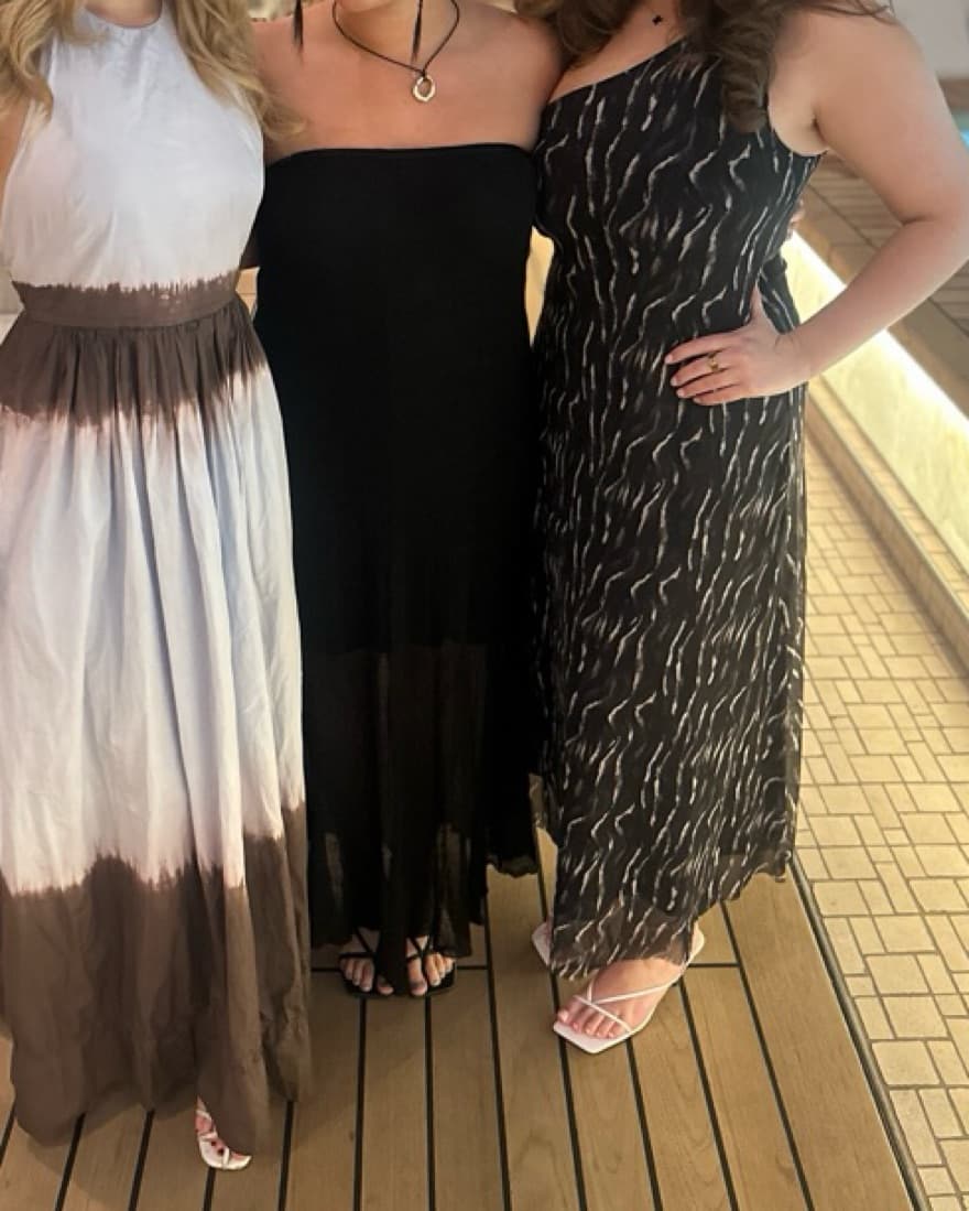 Black Sheer Maxi Dress With Build In Sli - Image 2