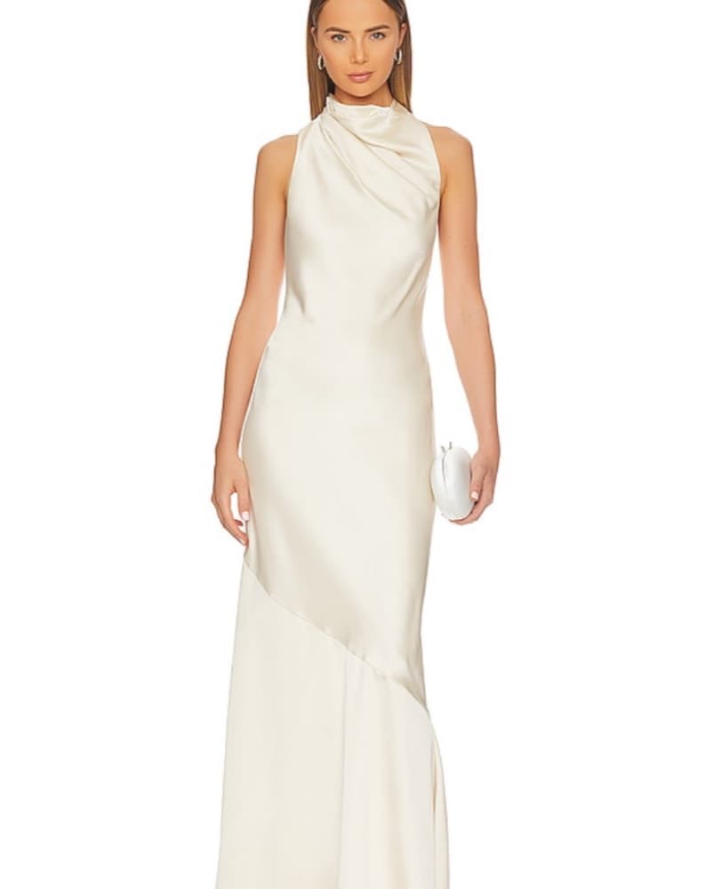 Lana Maxi Dress In Buttercream - Image 1