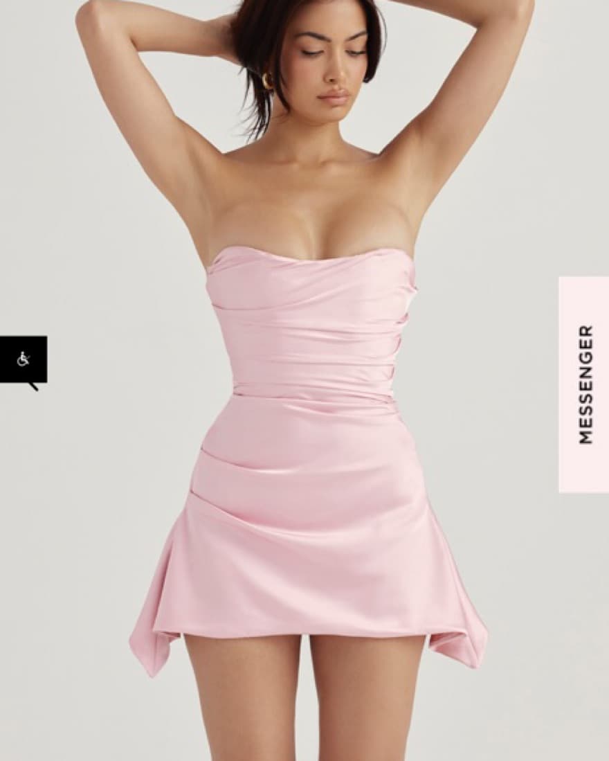 House Of CB Pink Dress - Image 3