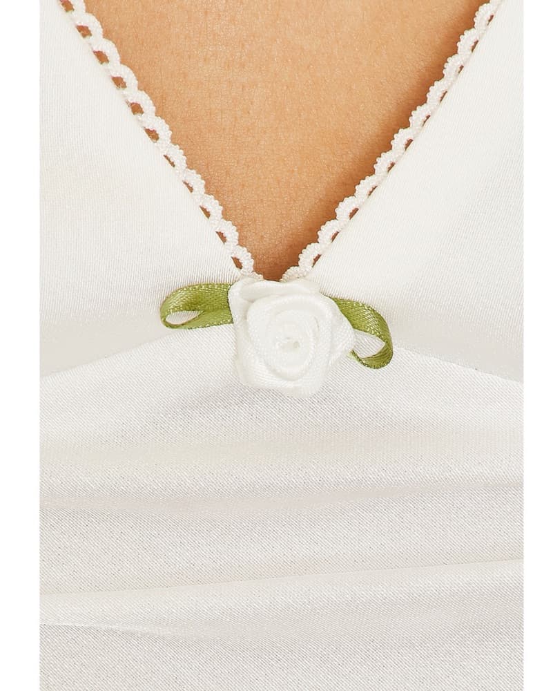 Nia White Silk Top - Image 4