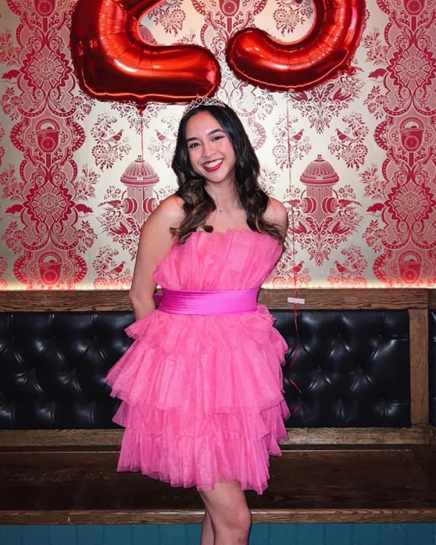 Pink Tulle Dress - Image 1