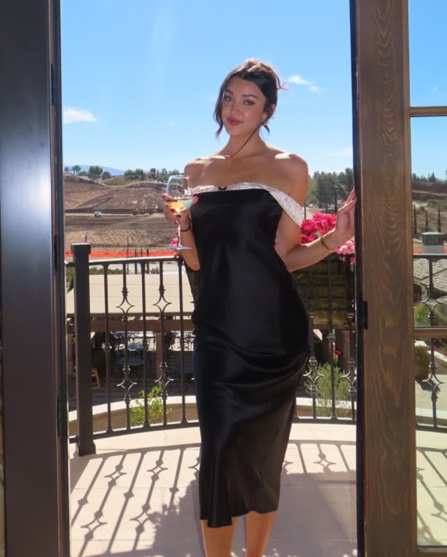 Princess Polly Black & White Dress - Image 3