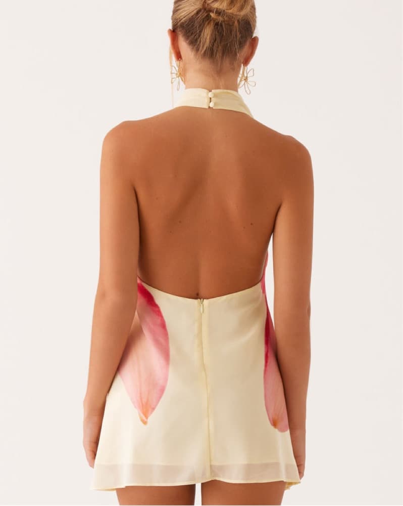 Cowl Neck Mini Dress - Image 3