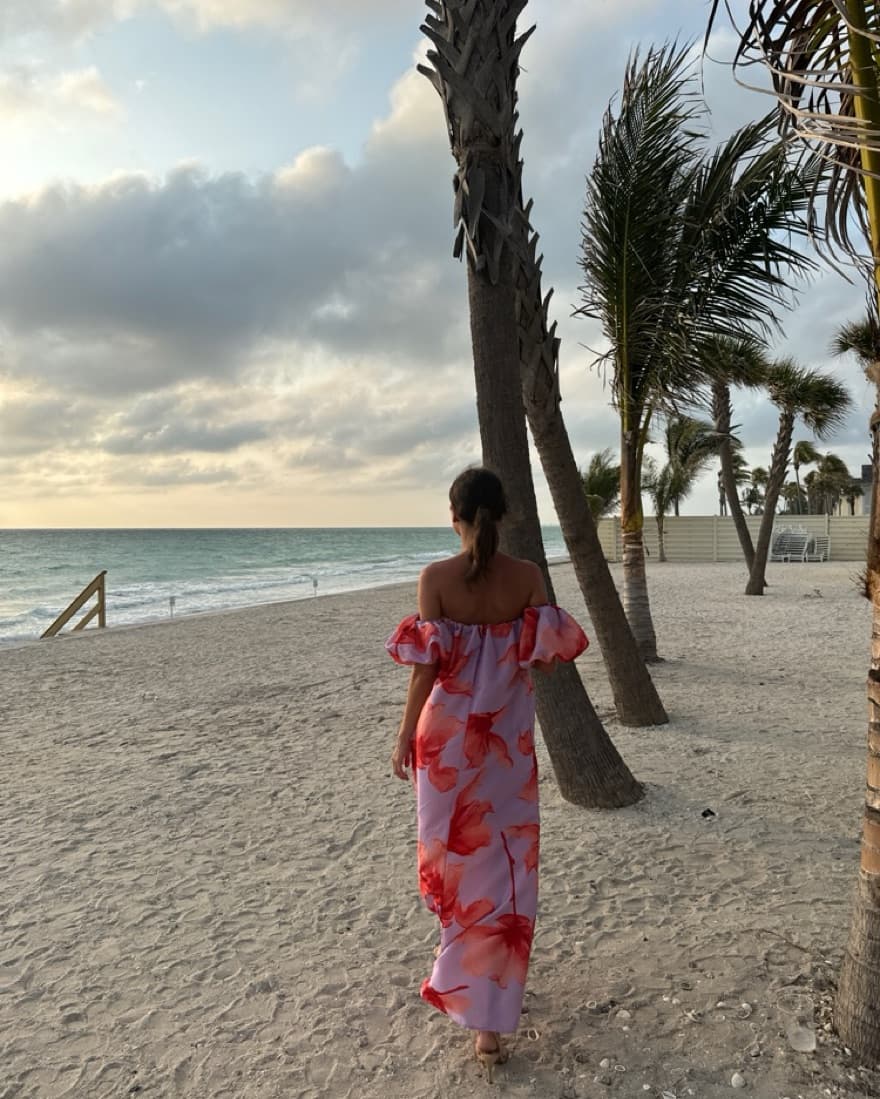 Pink floral Hutch Maxi Dress - Image 2