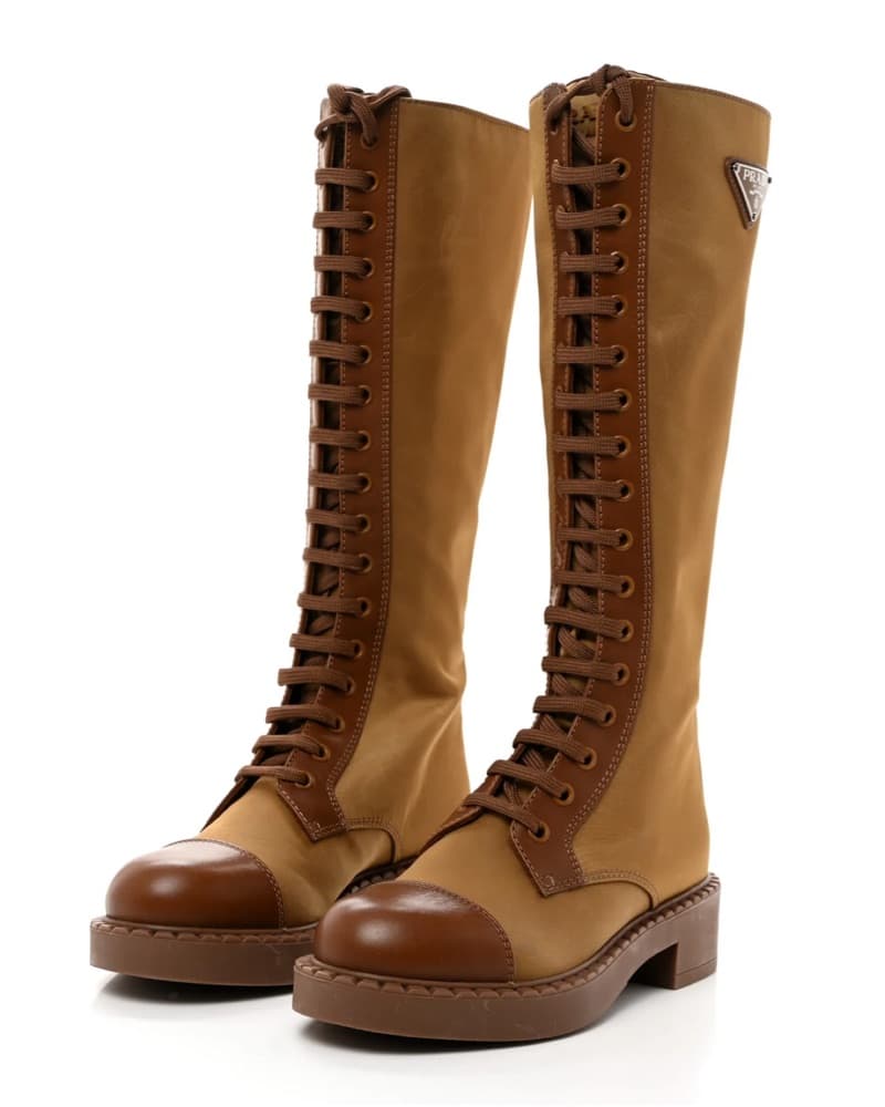 $1,500 Prada Safari Combat Boots - Image 4